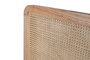 GINER Y COLOMER Cabecero en rotin naturel fabriqué à la main, 165 cm de large - Tête de lit artisanale pour chambre